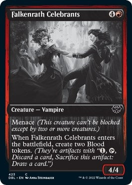 Image for Falkenrath Celebrants (423) (DBL) - Magic: The Gathering