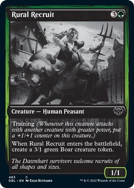 Image for Rural Recruit (483) (DBL) - Magic: The Gathering
