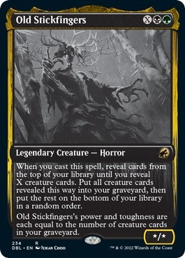 Image for Old Stickfingers (234) (DBL) - Magic: The Gathering