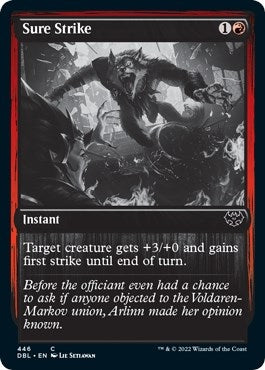 Image for Sure Strike (446) (DBL) - Magic: The Gathering