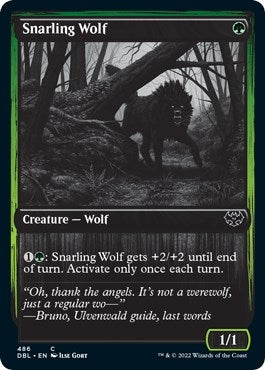 Image for Snarling Wolf (486) (486) (DBL) - Magic: The Gathering