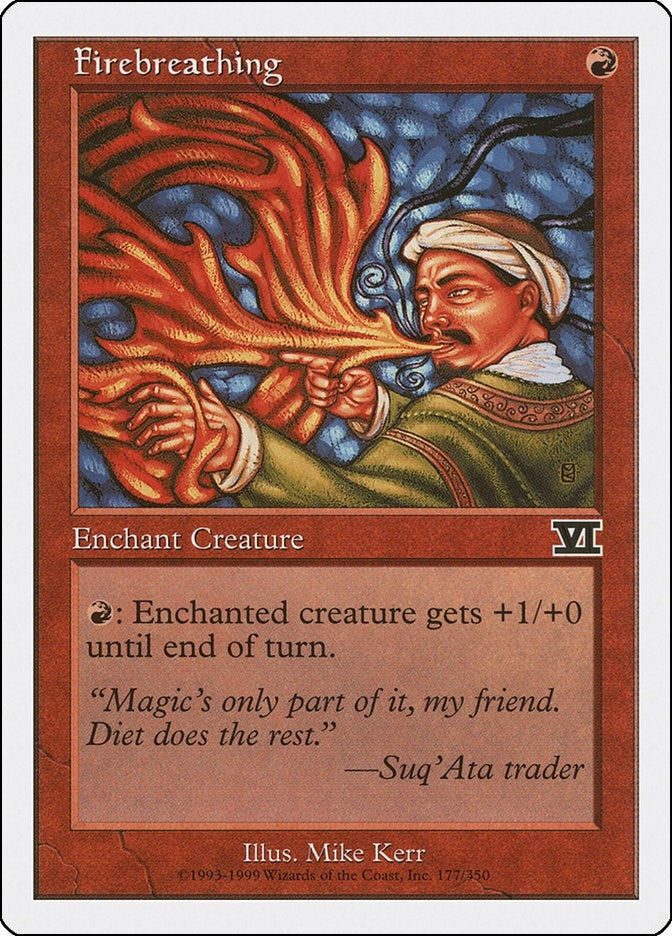 Image for Firebreathing (177) (6ED) - Magic: The Gathering