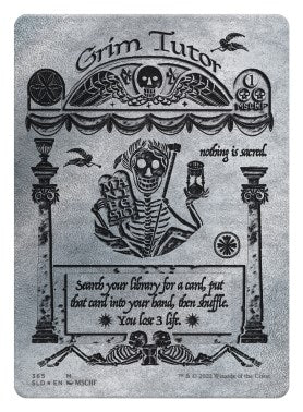 Image for Grim Tutor (Silver Laminate) (365) (SLD) - Magic: The Gathering
