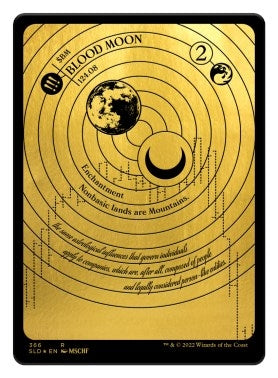 Image for Blood Moon (Foil Etched) (Gold) (366) (SLD) - Magic: The Gathering