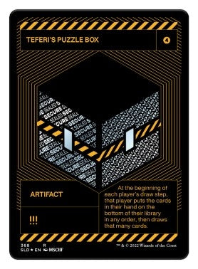 Image for Teferi's Puzzle Box (Silver Laminate) (368) (SLD) - Magic: The Gathering