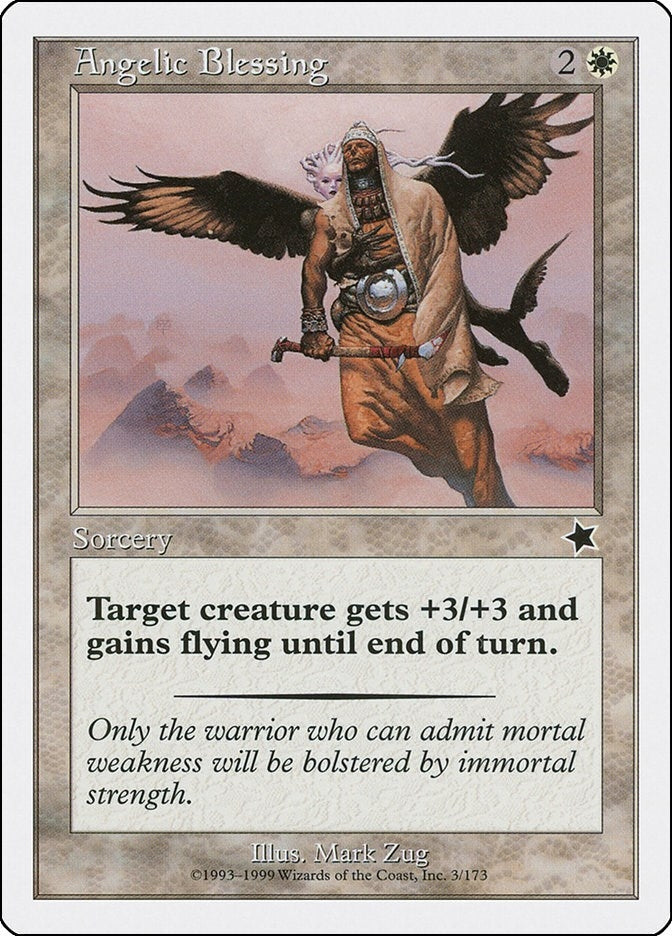 Image for Angelic Blessing (3) (S99) - Magic: The Gathering