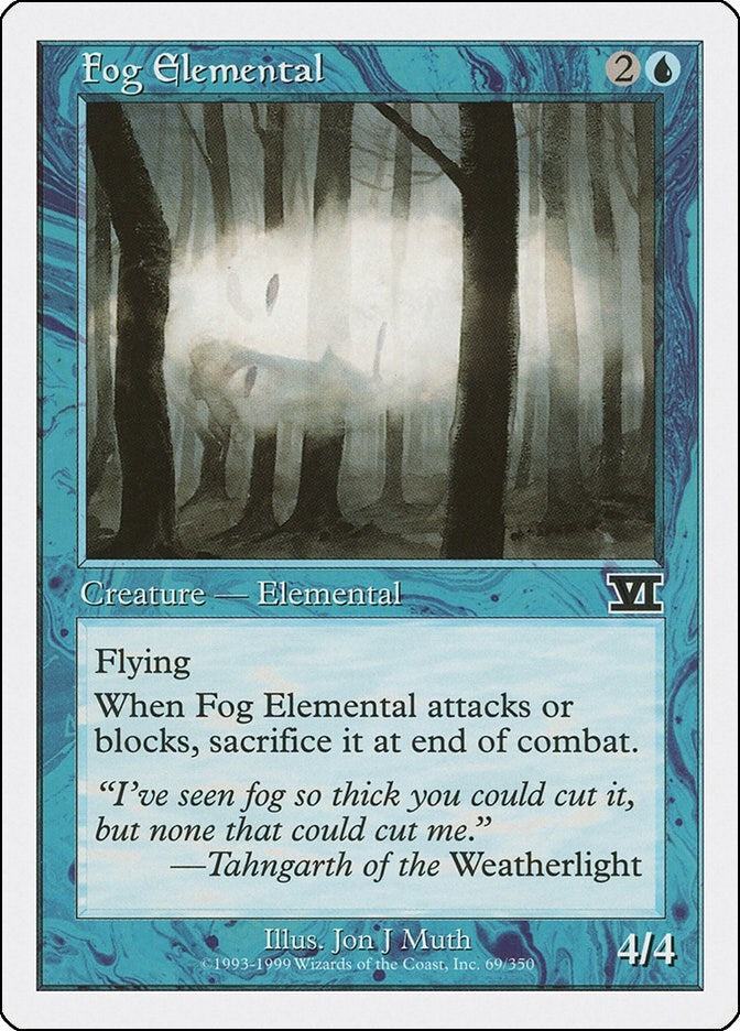 Image for Fog Elemental (69) (6ED) - Magic: The Gathering