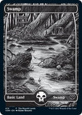 Image for Swamp (Moonlit Land) (Foil Etched) (410) (WPN) - Magic: The Gathering