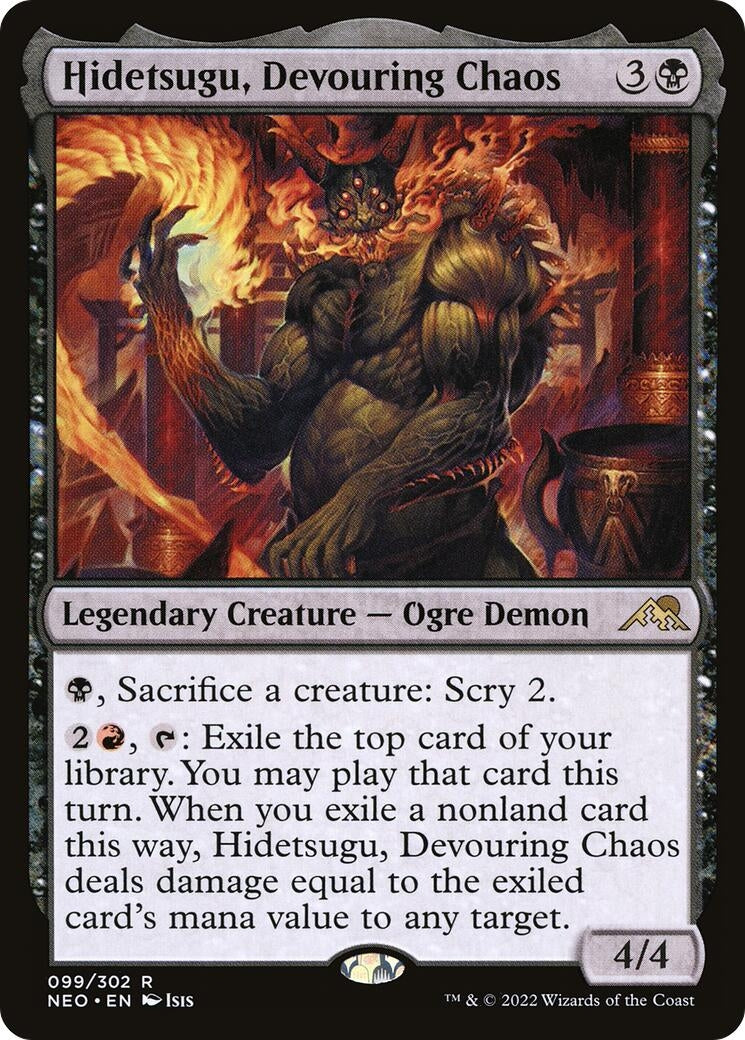 Image for Hidetsugu, Devouring Chaos (99) (NEO) - Magic: The Gathering