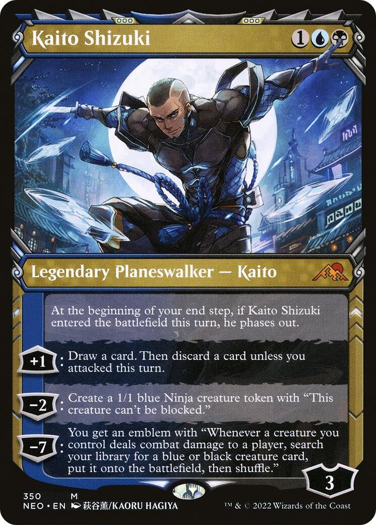 Image for Kaito Shizuki (Showcase) (350) (NEO) - Magic: The Gathering