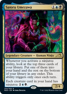 Image for Satoru Umezawa (234) (NEO) - Magic: The Gathering