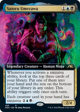 Image for Satoru Umezawa (Extended Art) (493) (NEO) - Magic: The Gathering