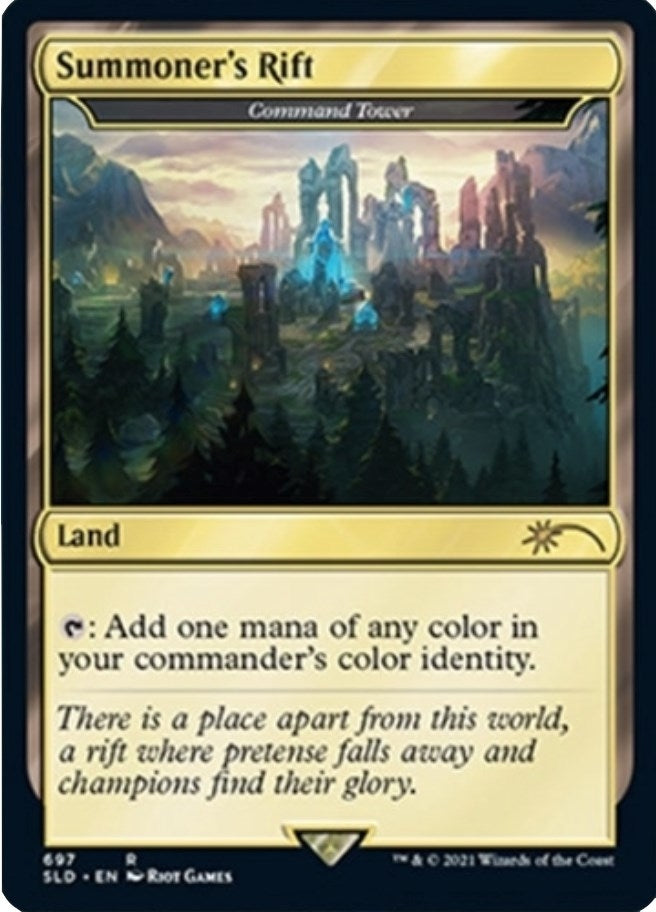 Image for Summoner's Rift - Command Tower (697) (SLD) - Magic: The Gathering