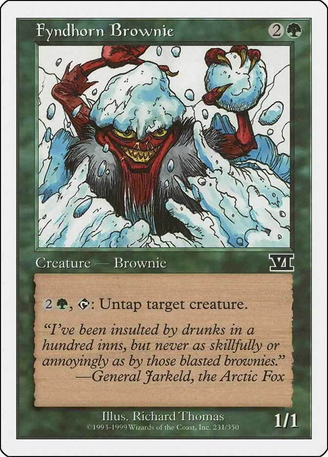 Image for Fyndhorn Brownie (231) (6ED) - Magic: The Gathering