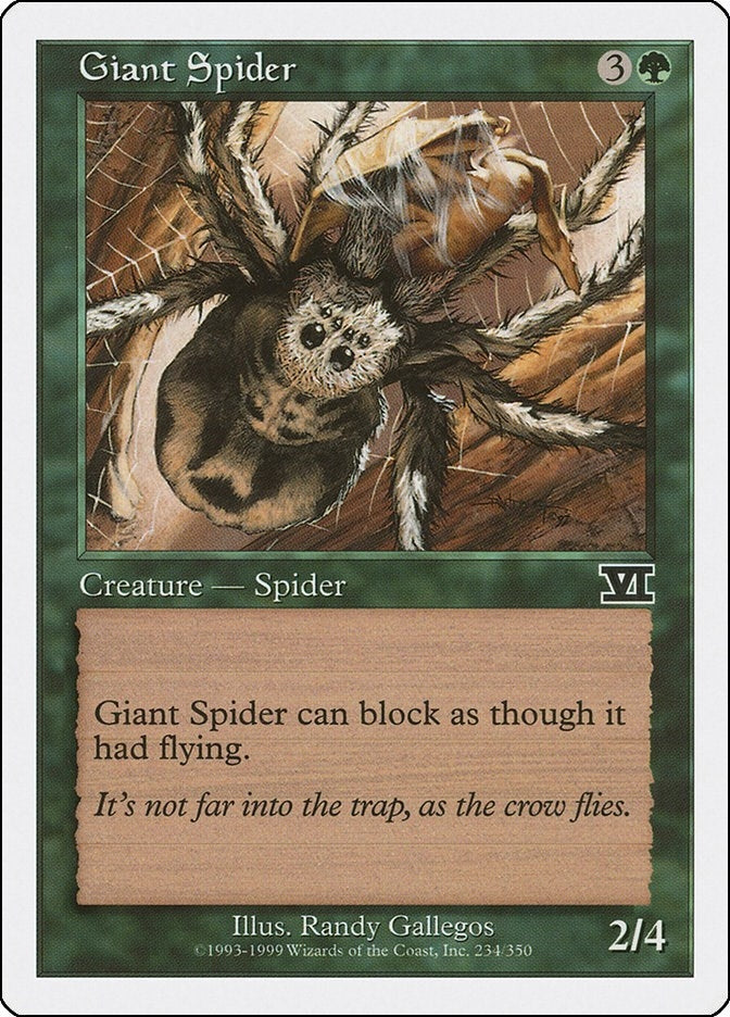 Image for Giant Spider (234) (6ED) - Magic: The Gathering