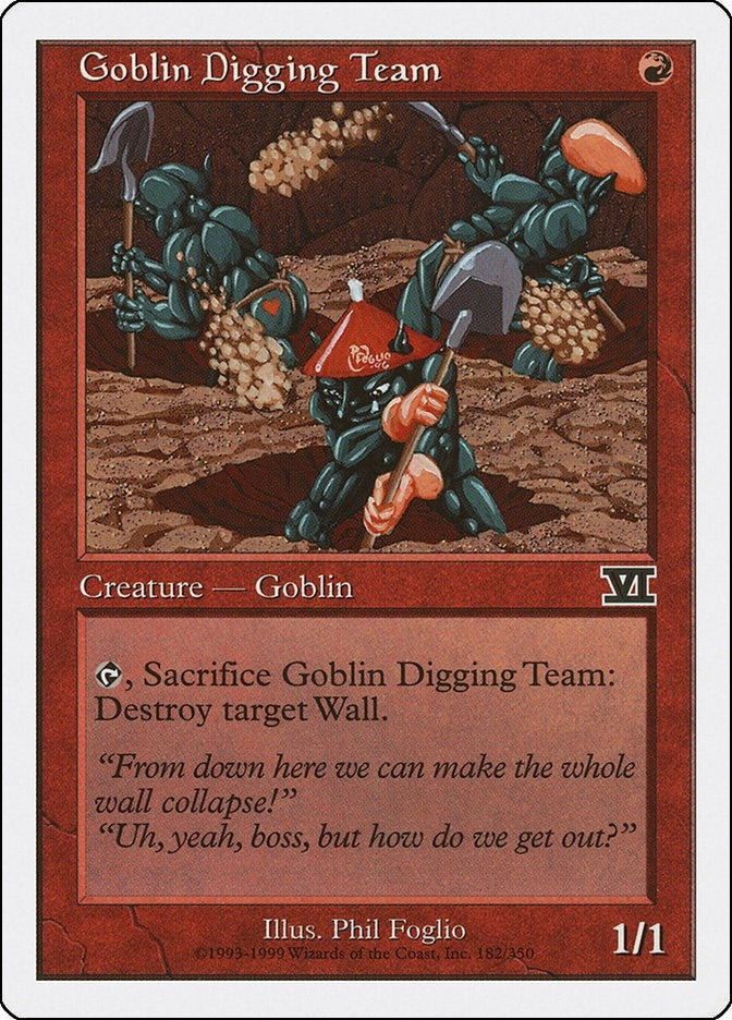 Image for Goblin Digging Team (182) (6ED) - Magic: The Gathering