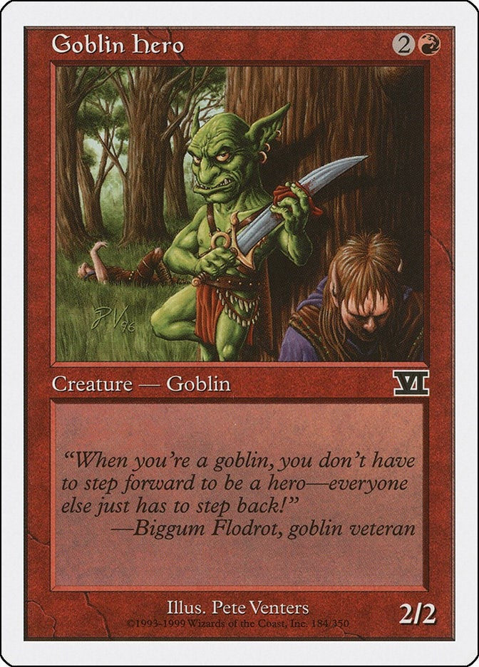 Image for Goblin Hero (184) (6ED) - Magic: The Gathering