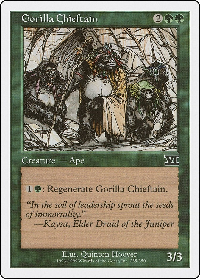 Image for Gorilla Chieftain (235) (6ED) - Magic: The Gathering