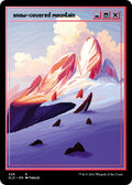 Image for Snow-Covered Mountain (PixelSnowLands.jpg) (Foil Etched) (328) (SLD) - Magic: The Gathering