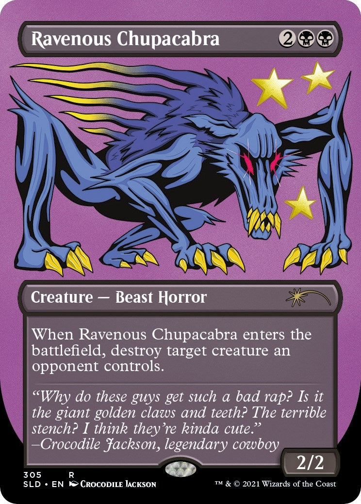 Image for Ravenous Chupacabra (305) (305) (SLD) - Magic: The Gathering