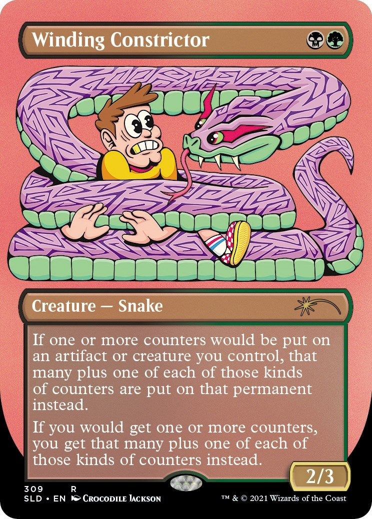 Image for Winding Constrictor (309) (SLD) - Magic: The Gathering