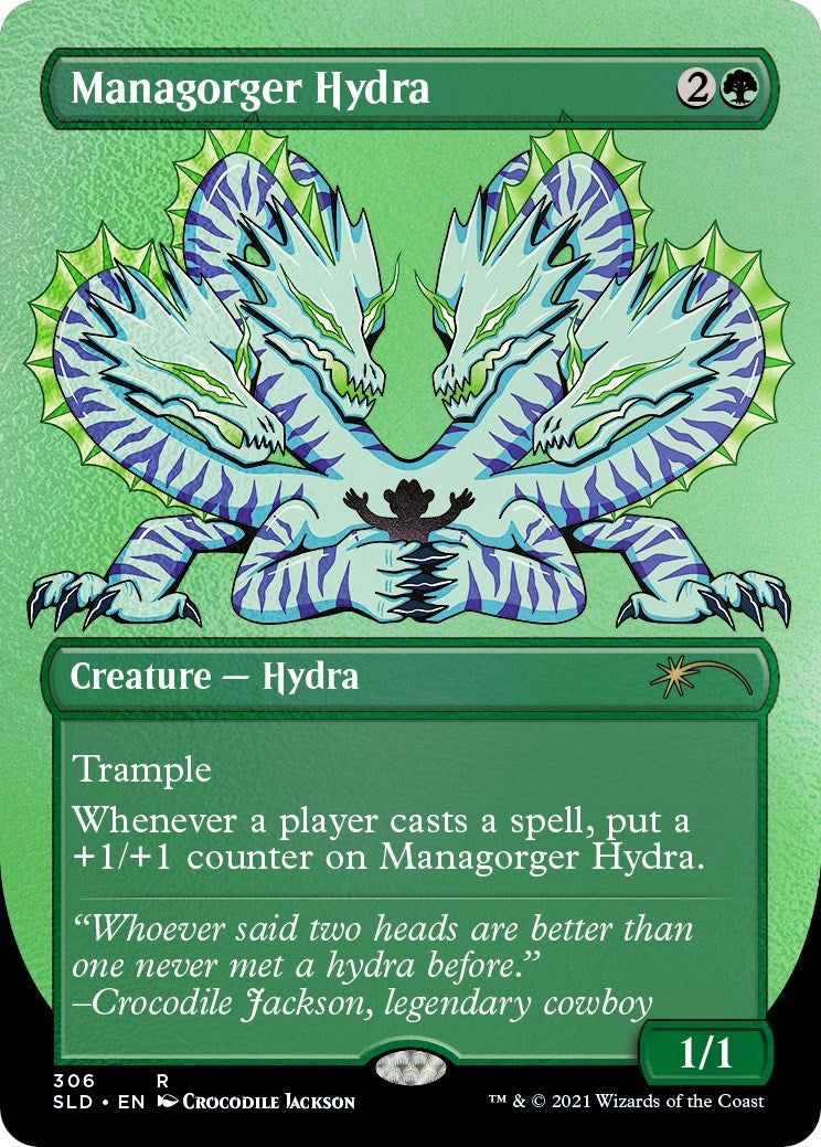 Image for Managorger Hydra (Foil Etched) (306) (SLD) - Magic: The Gathering
