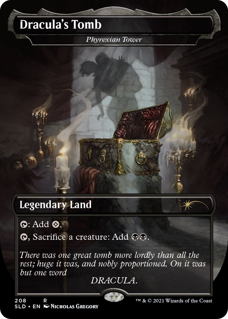 Image for Dracula's Tomb - Phyrexian Tower (208) (SLD) - Magic: The Gathering
