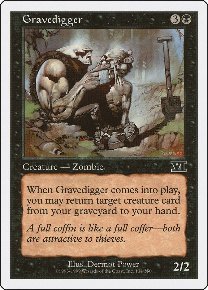 Image for Gravedigger (134) (6ED) - Magic: The Gathering