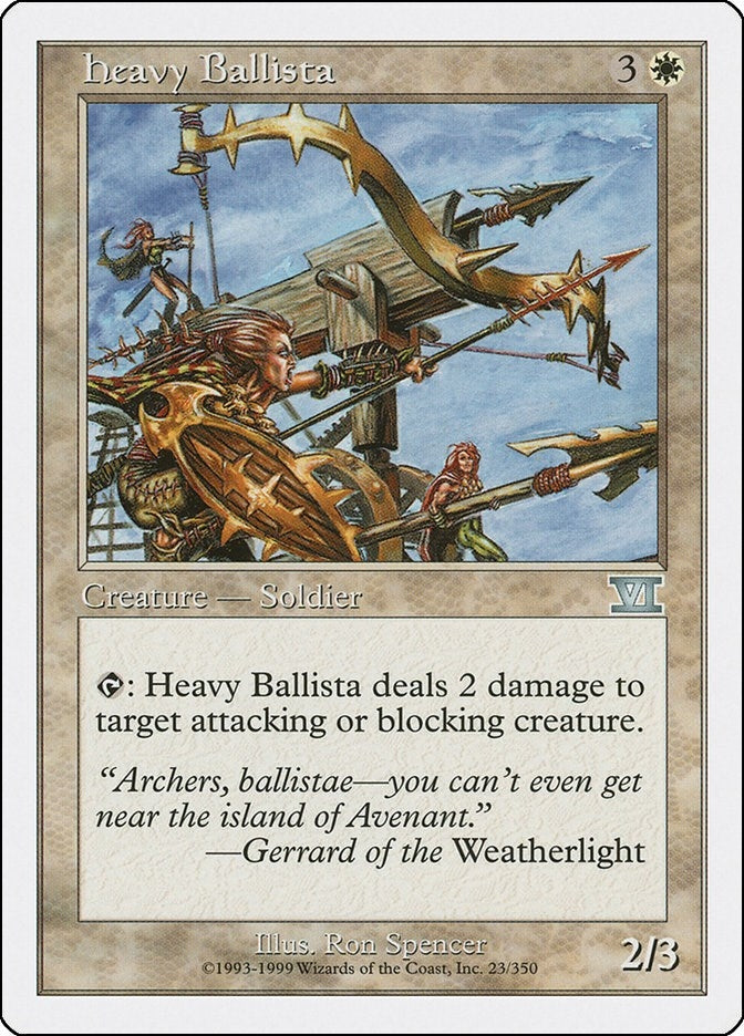 Image for Heavy Ballista (23) (6ED) - Magic: The Gathering
