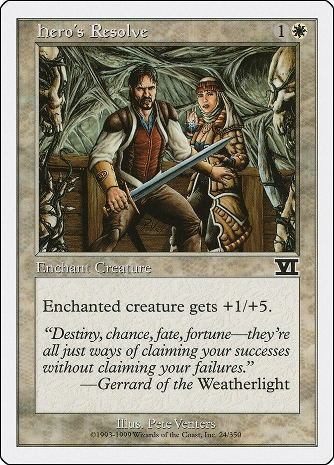 Image for Hero's Resolve (24) (6ED) - Magic: The Gathering