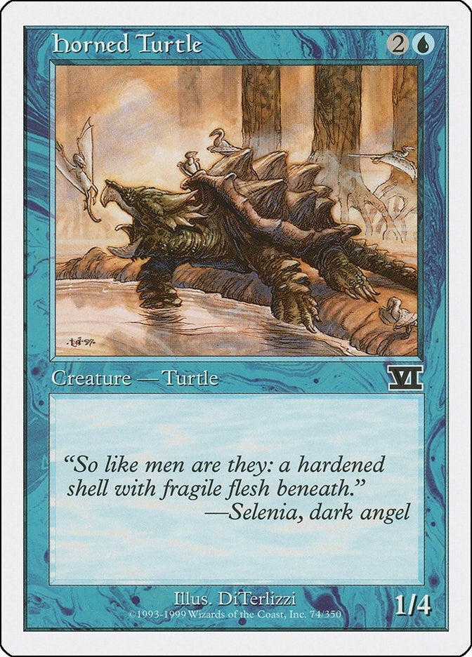 Image for Horned Turtle (74) (6ED) - Magic: The Gathering