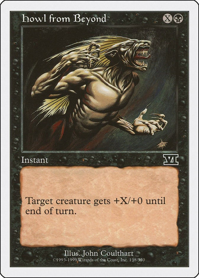 Image for Howl from Beyond (138) (6ED) - Magic: The Gathering