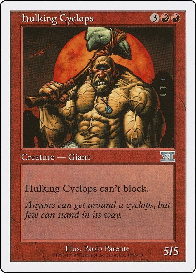 Image for Hulking Cyclops (189) (6ED) - Magic: The Gathering