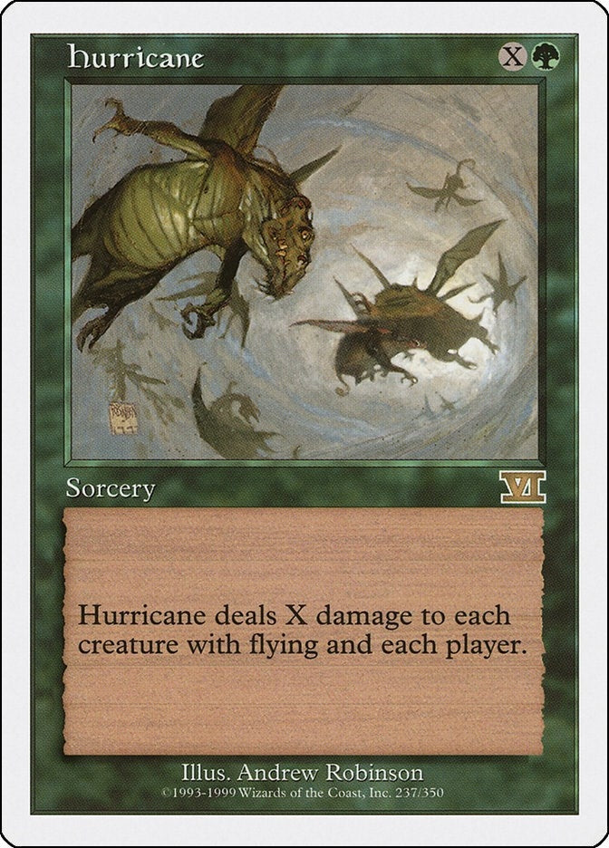 Image for Hurricane (237) (6ED) - Magic: The Gathering