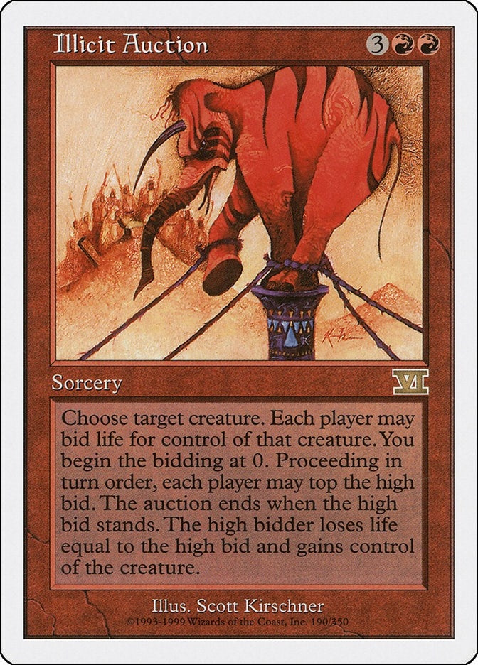 Image for Illicit Auction (190) (6ED) - Magic: The Gathering