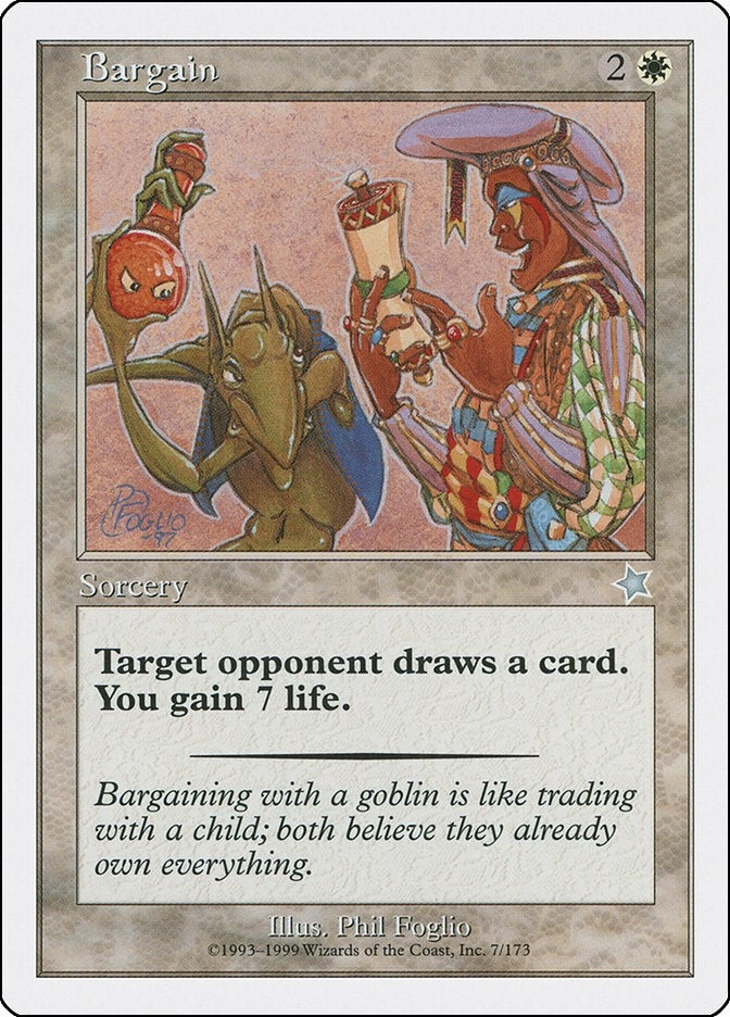 Image for Bargain (7) (S99) - Magic: The Gathering