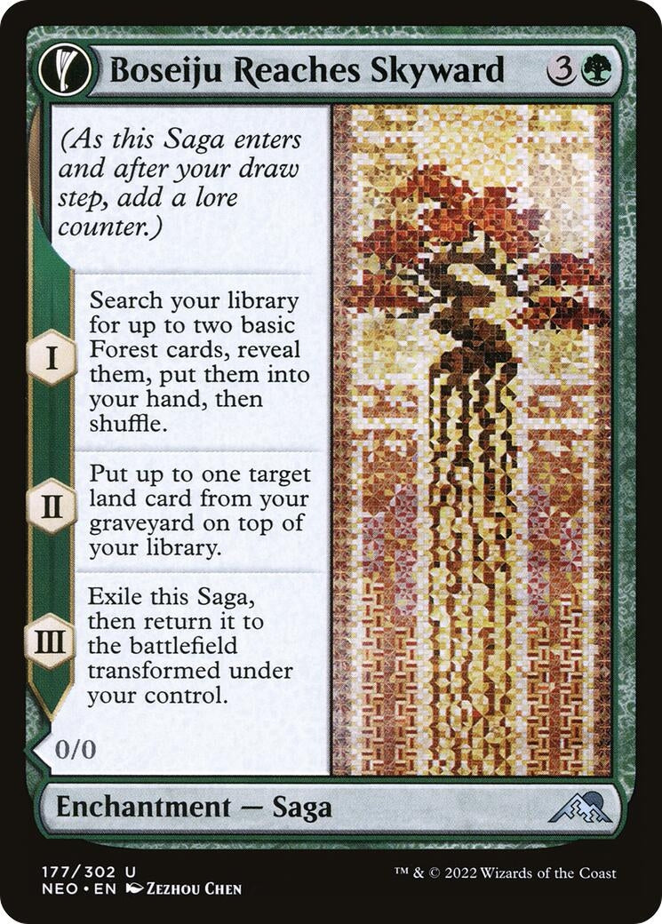 Image for Boseiju Reaches Skyward (177) (NEO) - Magic: The Gathering