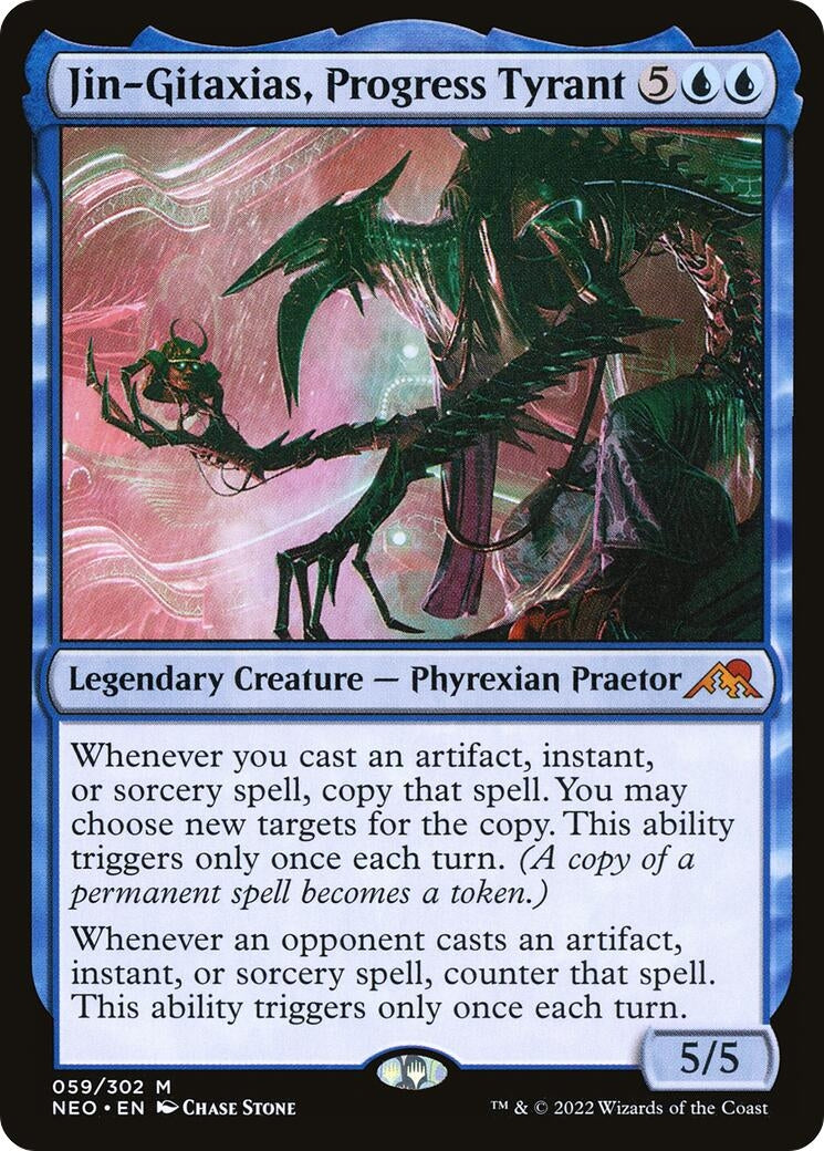 Image for Jin-Gitaxias, Progress Tyrant (59) (NEO) - Magic: The Gathering