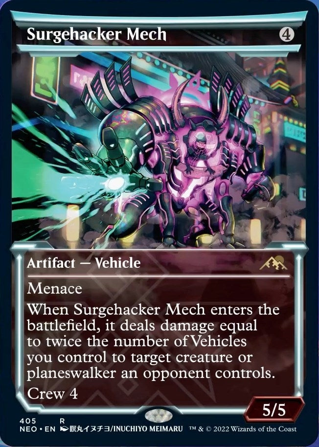 Image for Surgehacker Mech (Showcase) (405) (NEO) - Magic: The Gathering