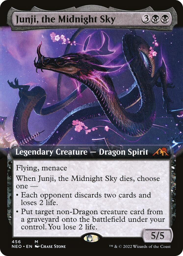 Image for Junji, the Midnight Sky (Extended Art) (456) (NEO) - Magic: The Gathering