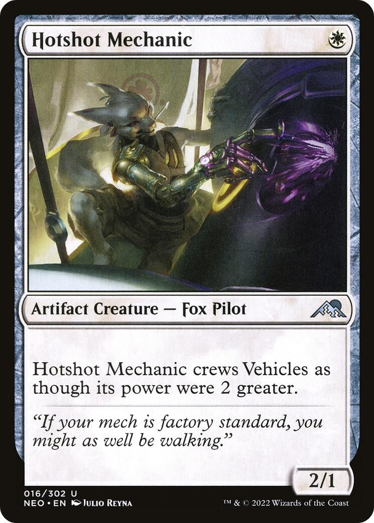 Image for Hotshot Mechanic (16) (NEO) - Magic: The Gathering