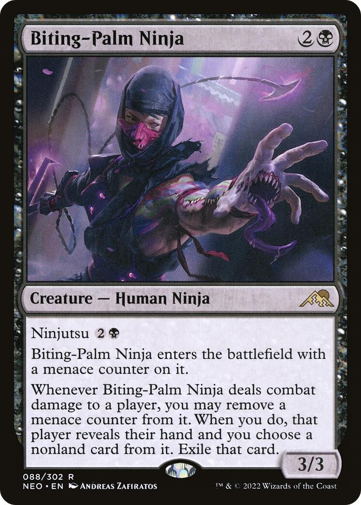 Image for Biting-Palm Ninja (88) (NEO) - Magic: The Gathering
