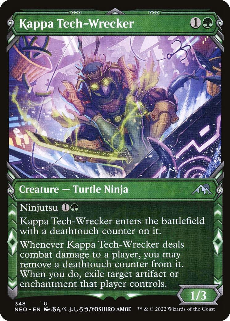 Image for Kappa Tech-Wrecker (Showcase) (348) (NEO) - Magic: The Gathering