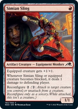 Image for Simian Sling (163) (NEO) - Magic: The Gathering