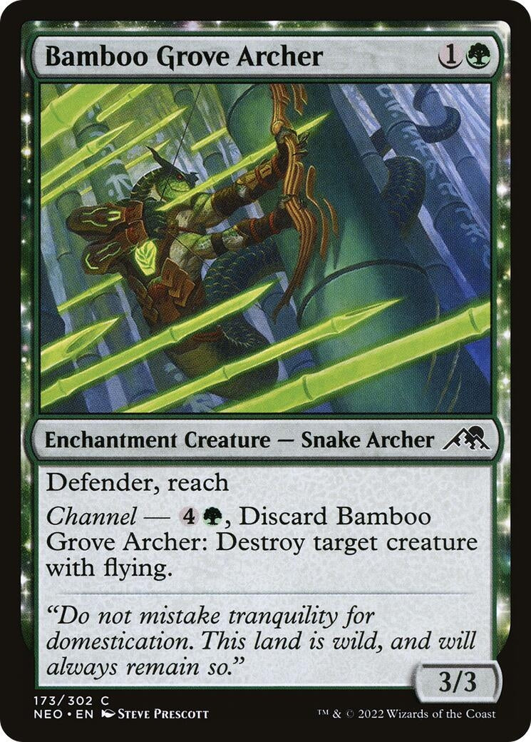 Image for Bamboo Grove Archer (173) (NEO) - Magic: The Gathering