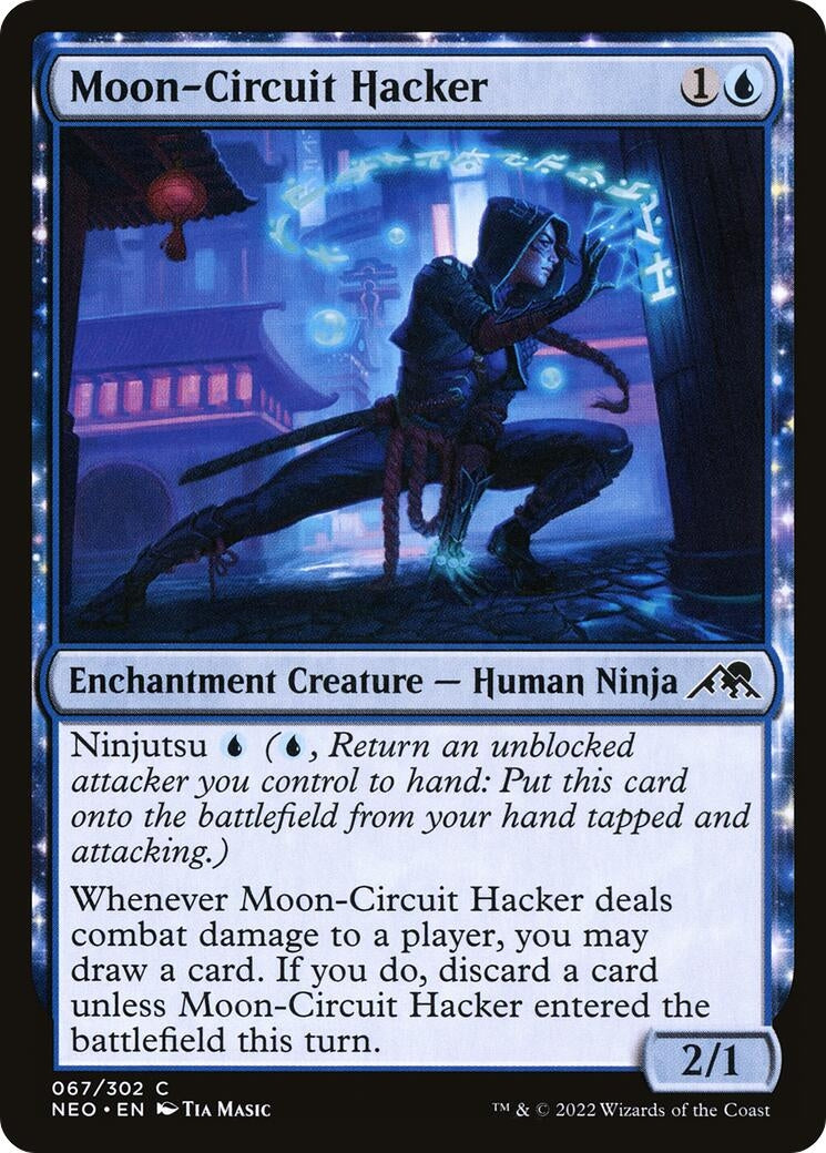 Image for Moon-Circuit Hacker (67) (NEO) - Magic: The Gathering