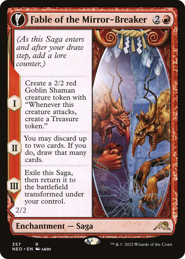 Image for Fable of the Mirror-Breaker (Showcase) (357) (NEO) - Magic: The Gathering