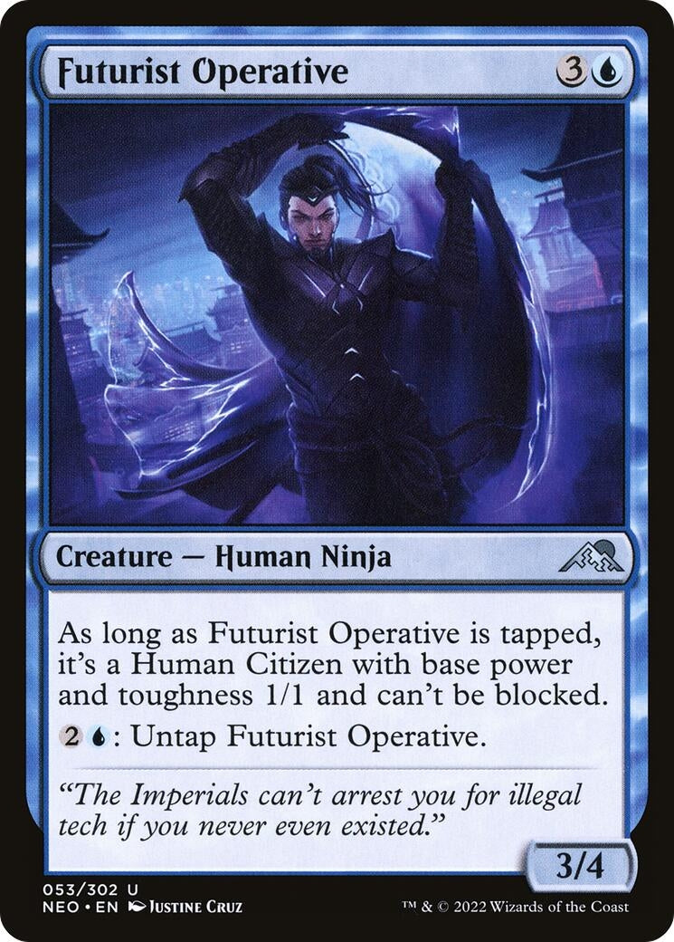 Image for Futurist Operative (53) (NEO) - Magic: The Gathering