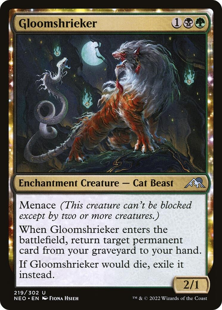Image for Gloomshrieker (219) (NEO) - Magic: The Gathering