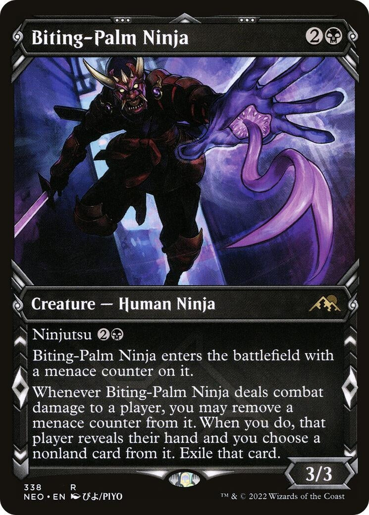 Image for Biting-Palm Ninja (Showcase) (338) (NEO) - Magic: The Gathering